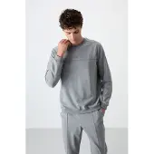 Tommy Life Herrfleece-sweatshirt och byxset