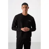 Tommy Life Mäns långärmad sweatshirt och byxset