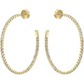BOSS Refined earrings with signature branding