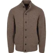 Barbour Zipvest i ull Brun Storlek