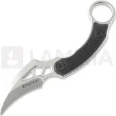 Maxace Snow Wolf Unsharpened träningskniv, Black G-10