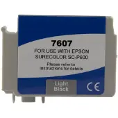 WL Bläckpatron, ersätter Epson T7607, ljussvart, 32 ml