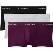 Calvin Klein 3 Pack Low Rise Trunks Icon Cotton Stretch