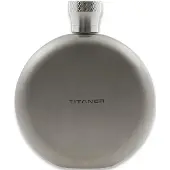Titaner Titanium Hip Flask, grå