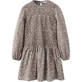 Mango KIDS Klänning 'BOSQUE' ecru / opal / choklad / vit