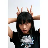 Desigual T-shirt svart / vit