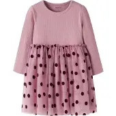Name it Klänning - Tyll - NmfNagina - Lilas - - 6 år (116) - Klänning