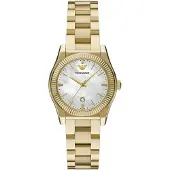 Emporio Armani Analog klocka guld / pärlvit