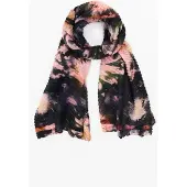 Desigual Scarf korall / svart