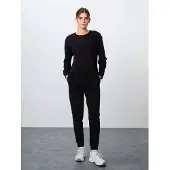 Tommy Life Överdimensionerad Sweatshirt och Byxor Set i Bomull och Polyester