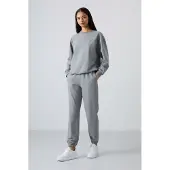 Tommy Life Överdimensionerad sweatshirt och byxor med elastiskt midjeband set