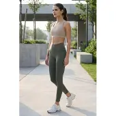 Tommy Life Högmidjade skinny leggings med ficka
