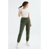 Tommy Life Kvinnors polyester joggerbyxor