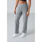 Tommy Life Kvinnors raka fleecebyxor