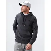 Tommy Life Herrarnas enfärgad hooded sweatshirt med ficka