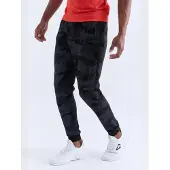Tommy Life Mäns Kamouflage Slim Fit Sweatpants