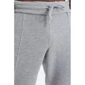 Tommy Life Mäns Regular-Fit 3-Trådig Fleecetights
