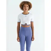 Tommy Life Elastisk kortärmad t-shirt med rund halsringning