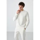 Tommy Life Herr Sweatshirt och Byxor Set i Bomull-Polyester Fleece
