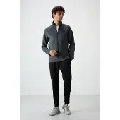 Tommy Life Herr Polyester Scuba Aktivset med Dragkedja vid Kragen