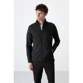 Tommy Life Herr Zip-krage Sweatshirt och Byxor Set
