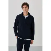 Tommy Life Herrarnas polyesterfleece-tröja och byxor set