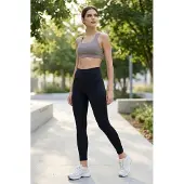 Tommy Life Högmidjade tajta leggings med ficka