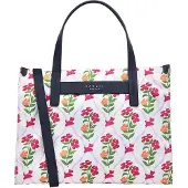 Radley Axelremsväska i återvunnen polyester med blommor (Svart)