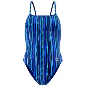 Speedo Printed Web Back Baddräkt
