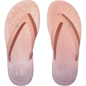 FitFlop iQushion Flip Flops för barn/ungdomar iridescent (Rosa)