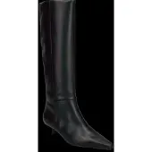 Calvin Klein Leather Kitten Heel Knee Boots