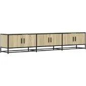 vidaXL Tv-bänk sonoma-ek 210x35x41 cm konstruerat trä