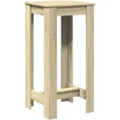 vidaXL Barbord sonoma-ek 51x50x103,5 cm konstruerat trä