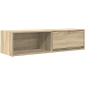 vidaXL TV-bänk sonoma ek 100x31x25,5 cm konstruerat trä
