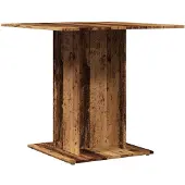 vidaXL Matbord åldrat trä 80x80x75 cm konstruerat trä