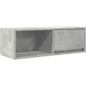 vidaXL TV-bänk betonggrå 80x31x25,5 cm konstruerat trä