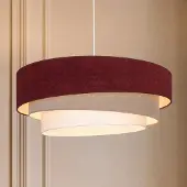 Duolla Hänglampa Trio , Vardagsrum / matsal, Textil / tyger / siden, Ungt boande, Pendellampa
