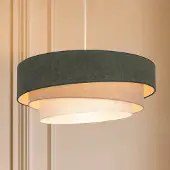 Duolla Taklampa , Trio, Grön, Vardagsrum, Tyg / textil, Ung livsstil