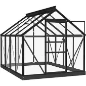 vidaXL Växthusglas 16 st härdat glas