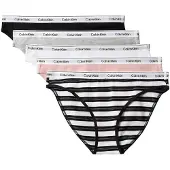 Calvin Klein 5 Pack Low Rise Bikini Briefs Icon Logo