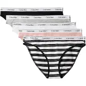 Calvin Klein 5 Pack Low Rise Bikini Briefs Icon Logo