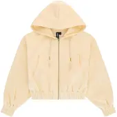 Osaka Cropped Sweatshirt Med Dragkedja