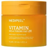 Medi-Peel MEDIPEEL Vitamin Mela Toning Pad 2X Strålglans och Ojämn Hudton Vård Ansiktsplattor 50 Plattor