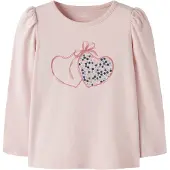 Name it T-shirt 'NMFLIASA' marinblå / ljusblå / rosa / gammalrosa