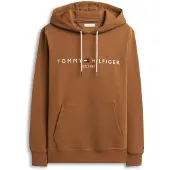 Tommy Hilfiger Logo Embroidery Fleece Drawstring Hoody