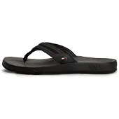 Tommy Hilfiger Flag Webbing Strap Contoured Flip Flops