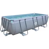 Avenli -pool med stativ, 400x200x99