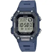 Casio Herr Armbandsur Resin 100M Vattentålig Digital Larm Kvarts WS-B1000-2AV blå