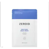 Zeroid Lugnande Ansiktsmask med Fuktgivande Barriärvård 5 Stycken 1 Box (5 Sheets)