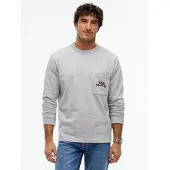 Tommy Hilfiger Varsity Logo Pocket Relaxed Long Sleeve T-Shirt
